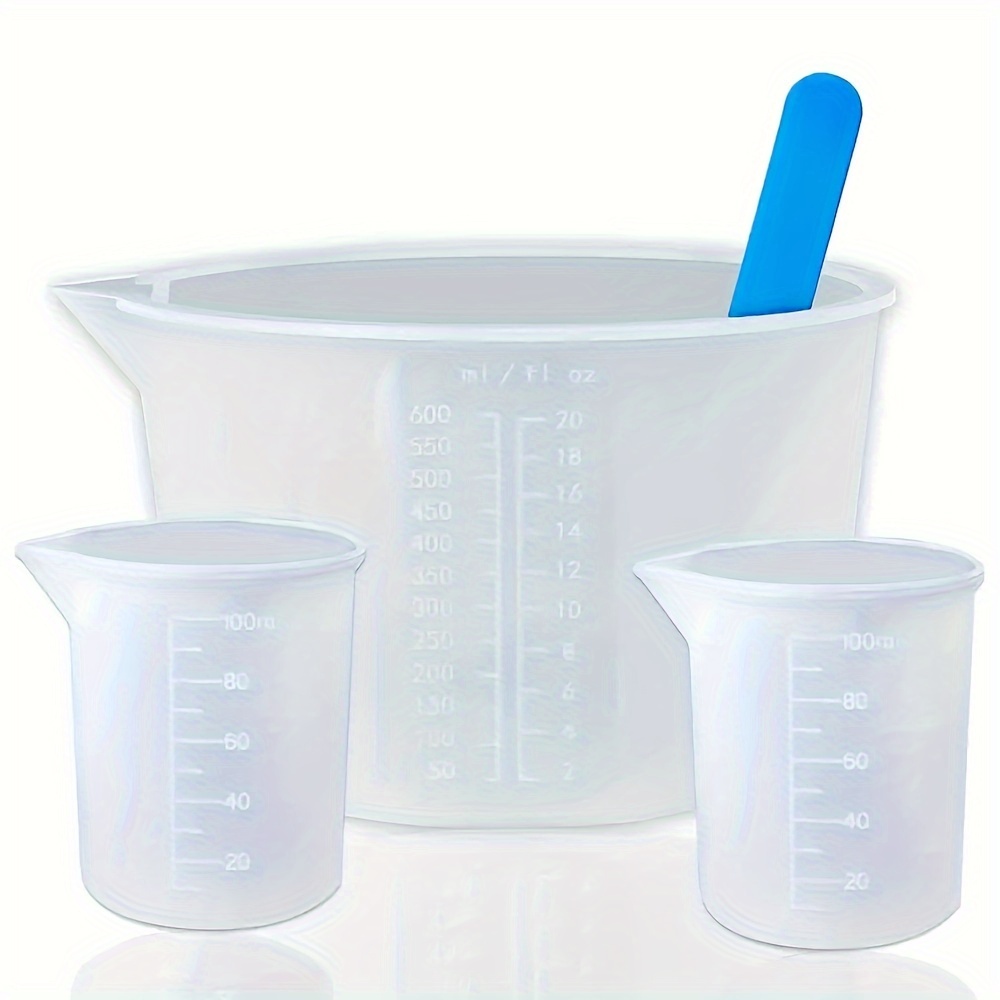 Mixing Cup Silicone - Silicone Measuring Cups, Resin Supplies With