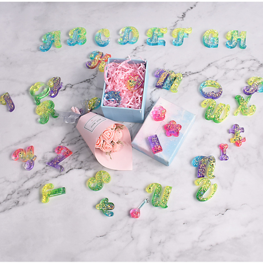 Alphabet Epoxy Resin Silicone  - Epoxy Uv Resin Kit recension och pris