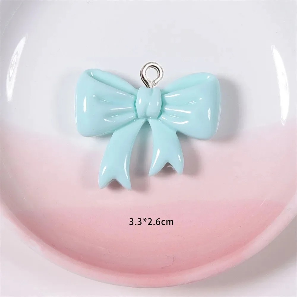 10 Pieces Candy Color Bow Resi - Resin Crafts Diy recension och pris
