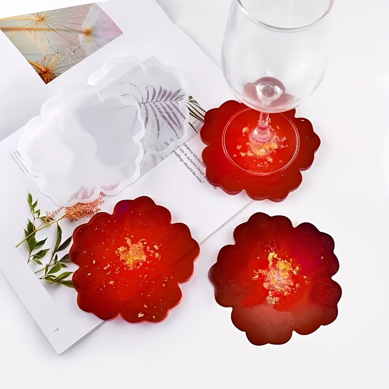 5pcs Mirror Large Flower Small - Silicone Mold Tray recension och pris