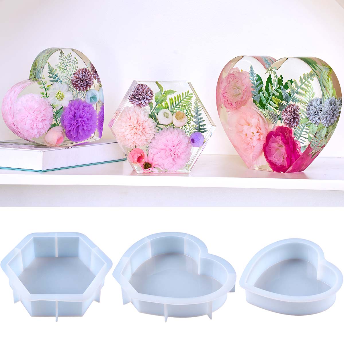 Large Love Silicone Mold DIY H - Resin Craft Ideas recension och pris