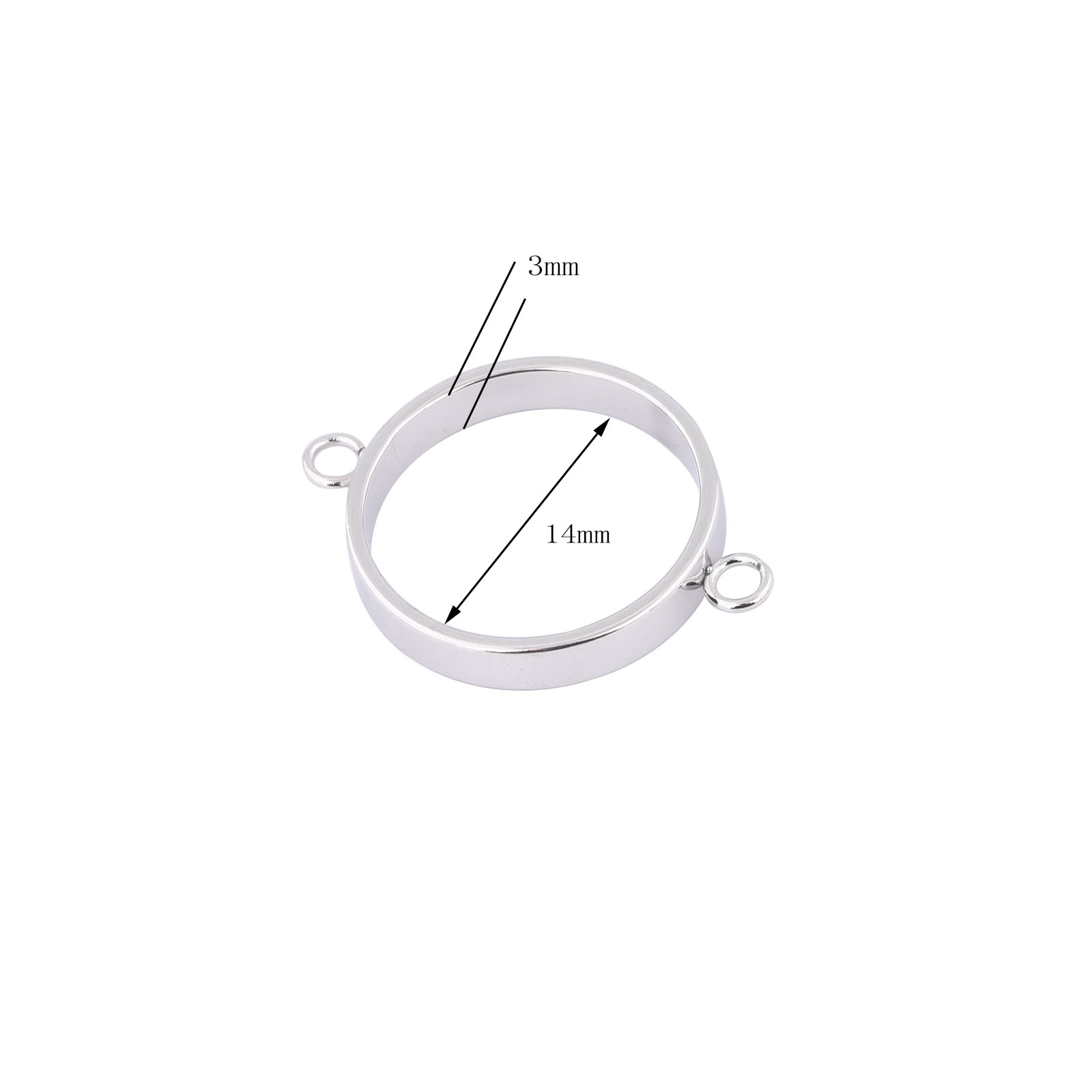 10pcs Stainless Steel 14mm Ope - Resin Craft Projects recension och pris