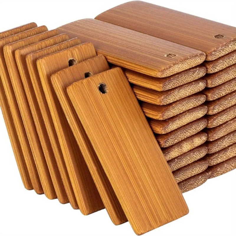 100Pcs Natural Wood Blanks 45x - Wood Ring Blank recension och pris