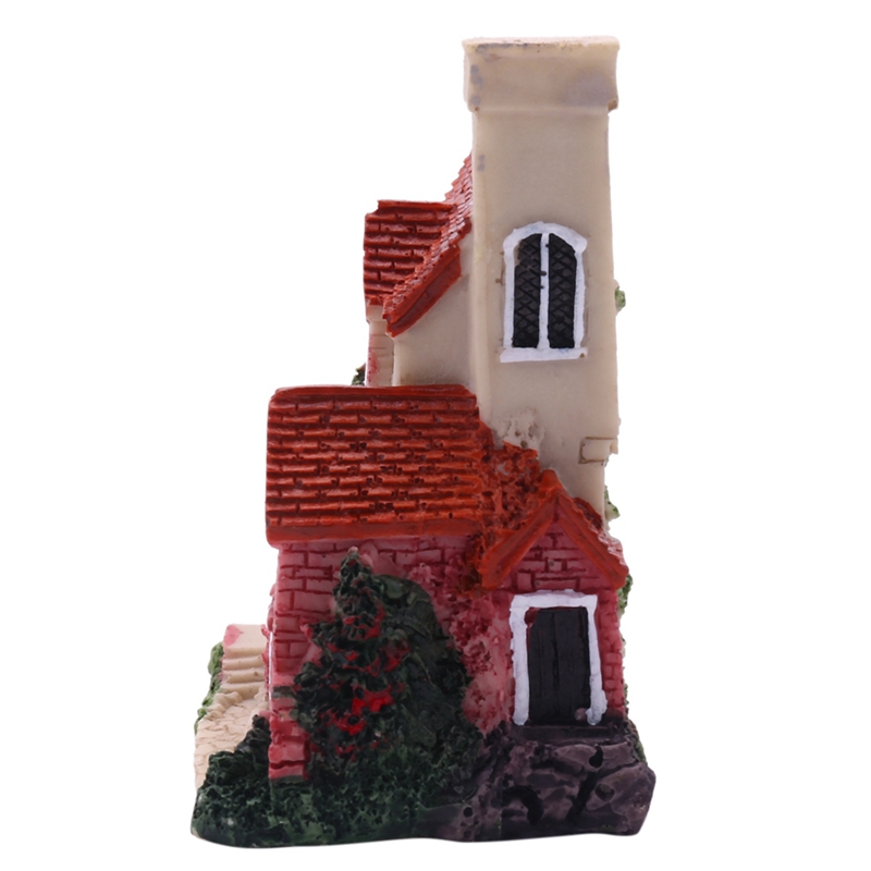 Cute Mini Resin House Miniatur - Resin Crafts recension och pris