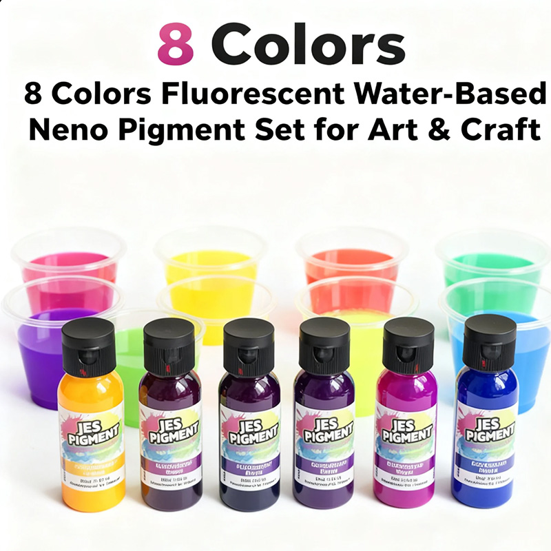 8colors/set fluorescent pigmen - Resin Pigment Set recension och pris