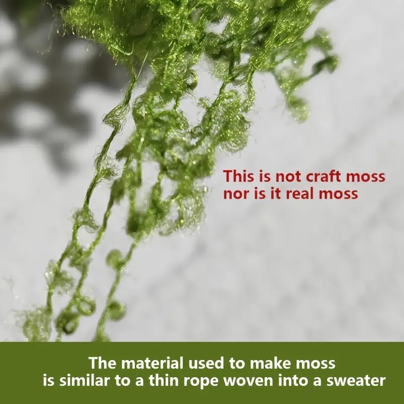 about 20g Artificial Green Pla - Terrarium Moss Art recension och pris