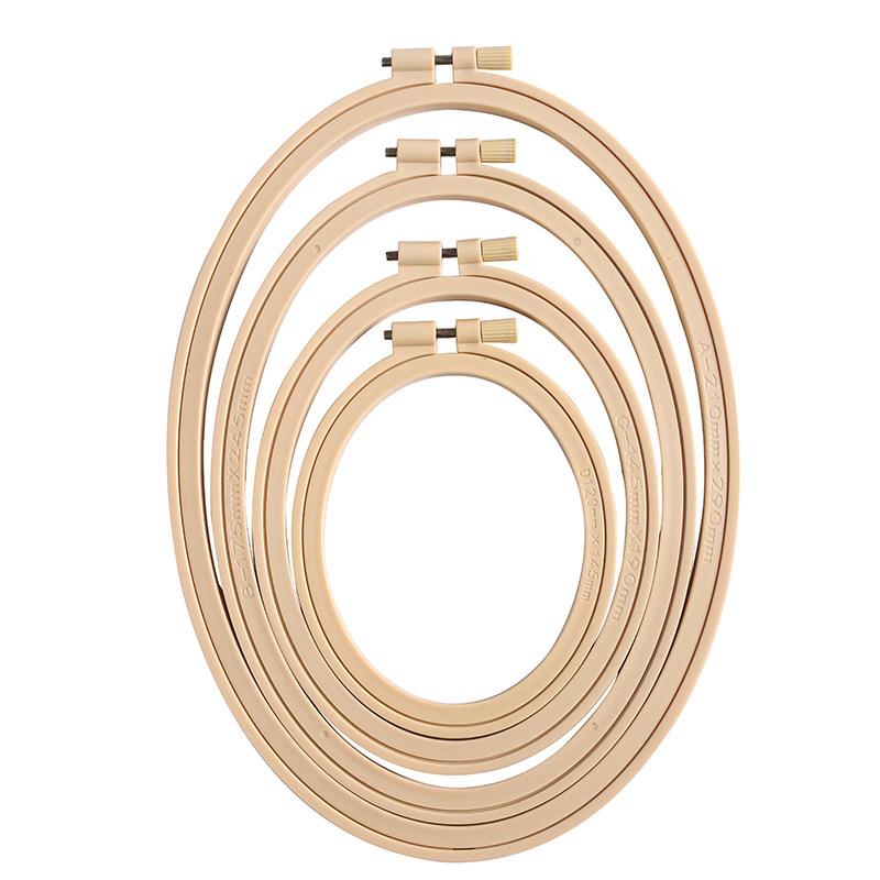 Imitation Bamboo Plastic Oval  - Wood Ring Blank recension och pris
