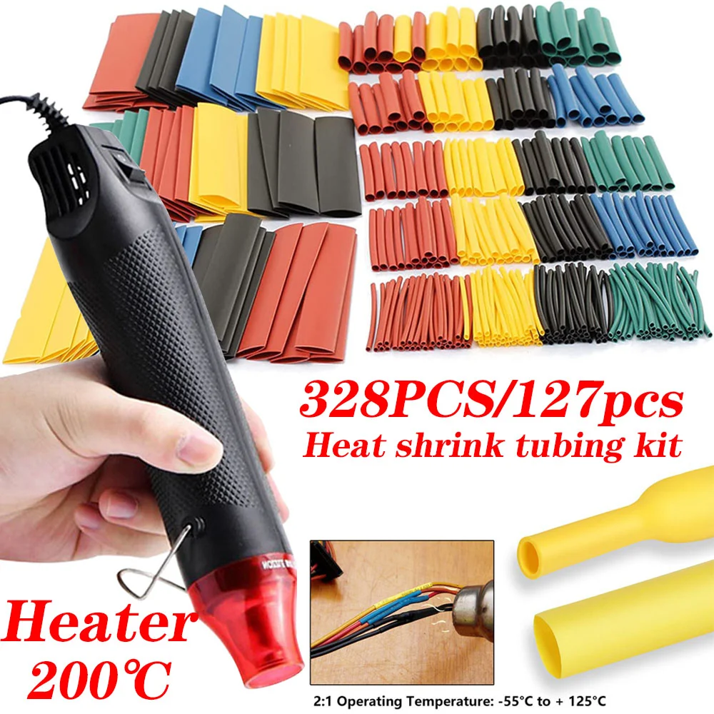 580/530/127PCS Heat Shrink Tub - Heat Gun Small recension och pris