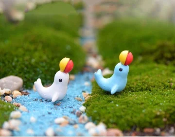 10Pcs/Hedgehog and Cows/Cute A - Terrarium Moss Art recension och pris