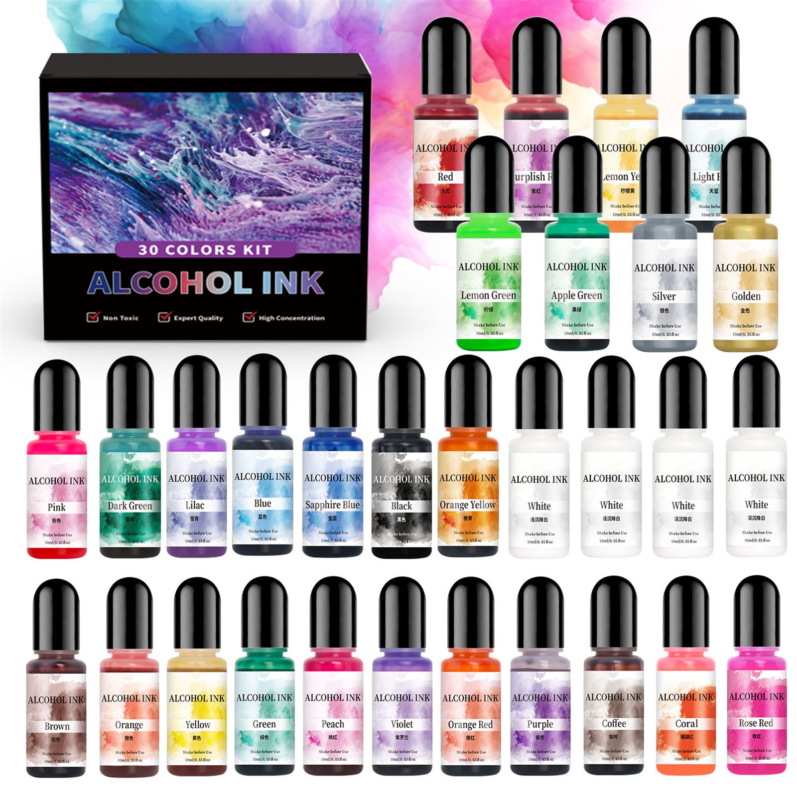 10Ml Essence Resin Alcohol Liq - Resin Dye Alcohol recension och pris