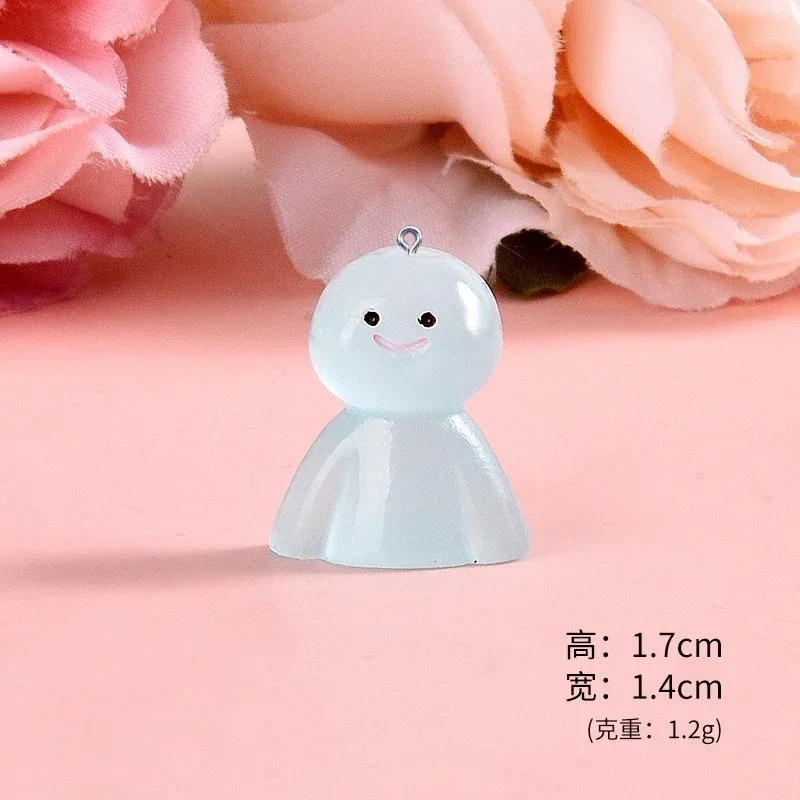 10Pcs Glow In Dark Cartoon Dol - Resin Crafts Diy recension och pris