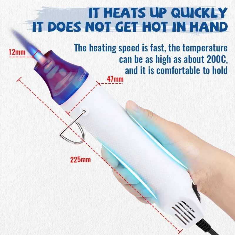 Hot Air Gun 300W 220V Ligthwei - Heat Gun Small recension och pris