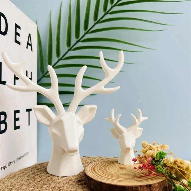 2 Pieces of Deer Antlers Ornam - Resin Craft Ideas recension och pris