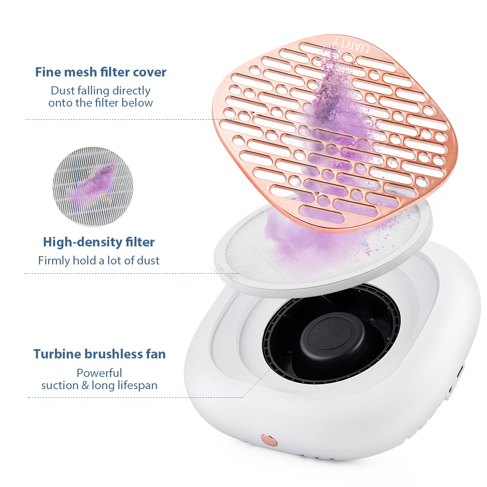130W High Power Mini Nail Dust - Vacuum Chamber Small recension och pris