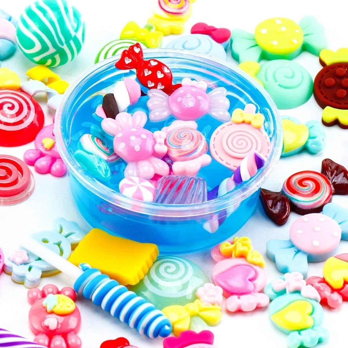 30pcs Random Candy Slime Charm - Resin Craft Supplies recension och pris