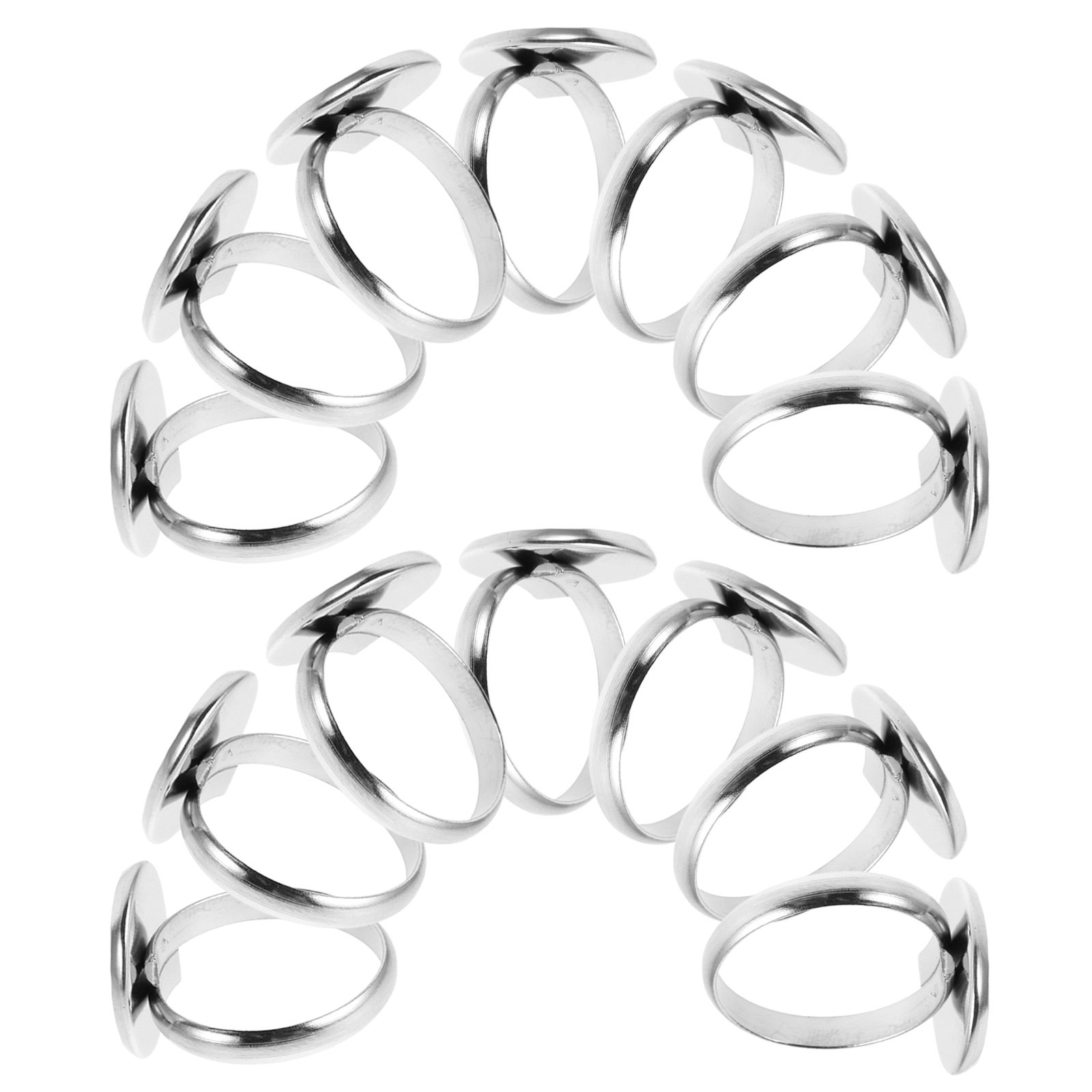 20Pcs 14Mm Stainless Steel Adj - Resin Crafts recension och pris