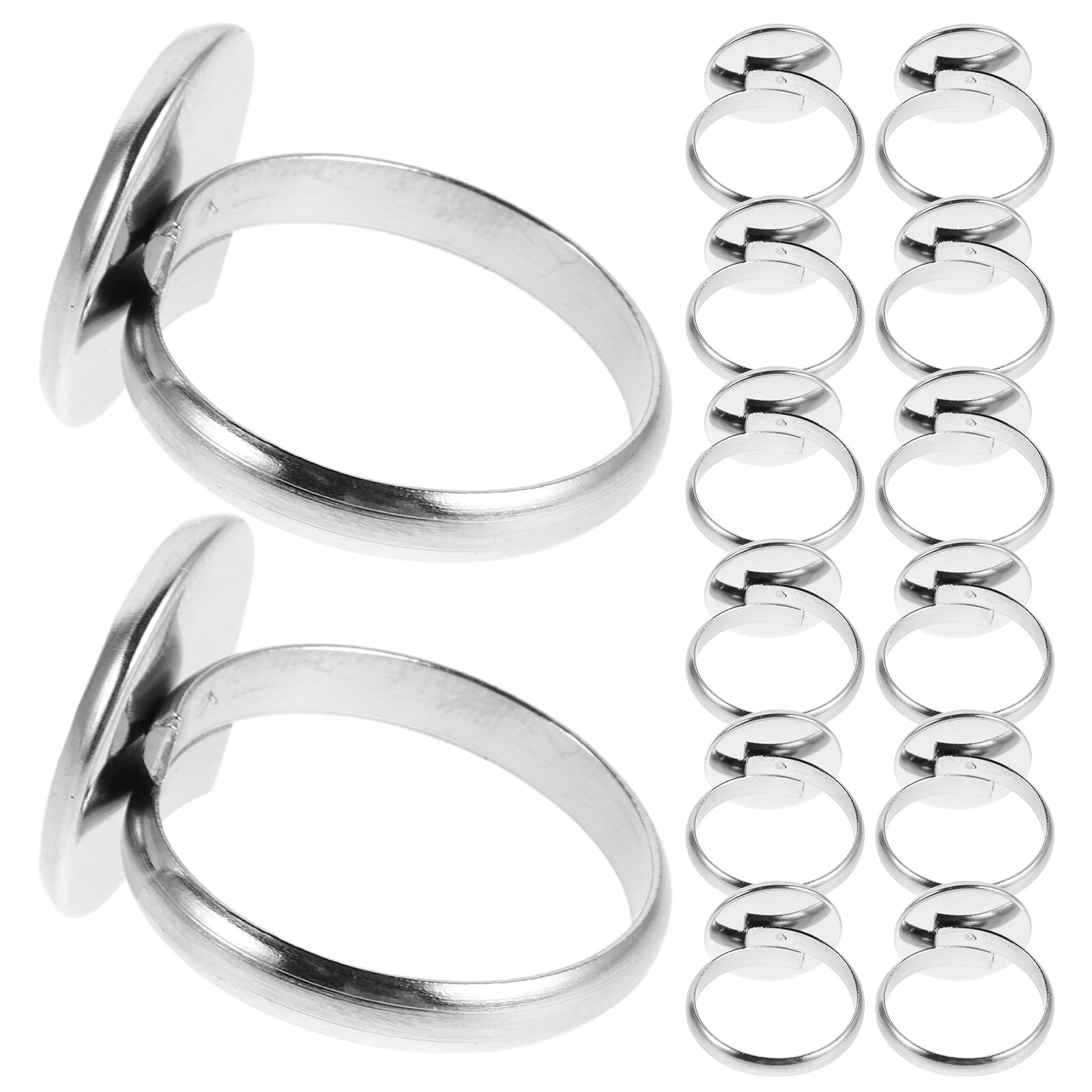 20Pcs 14Mm Stainless Steel Adj - Resin Crafts recension och pris