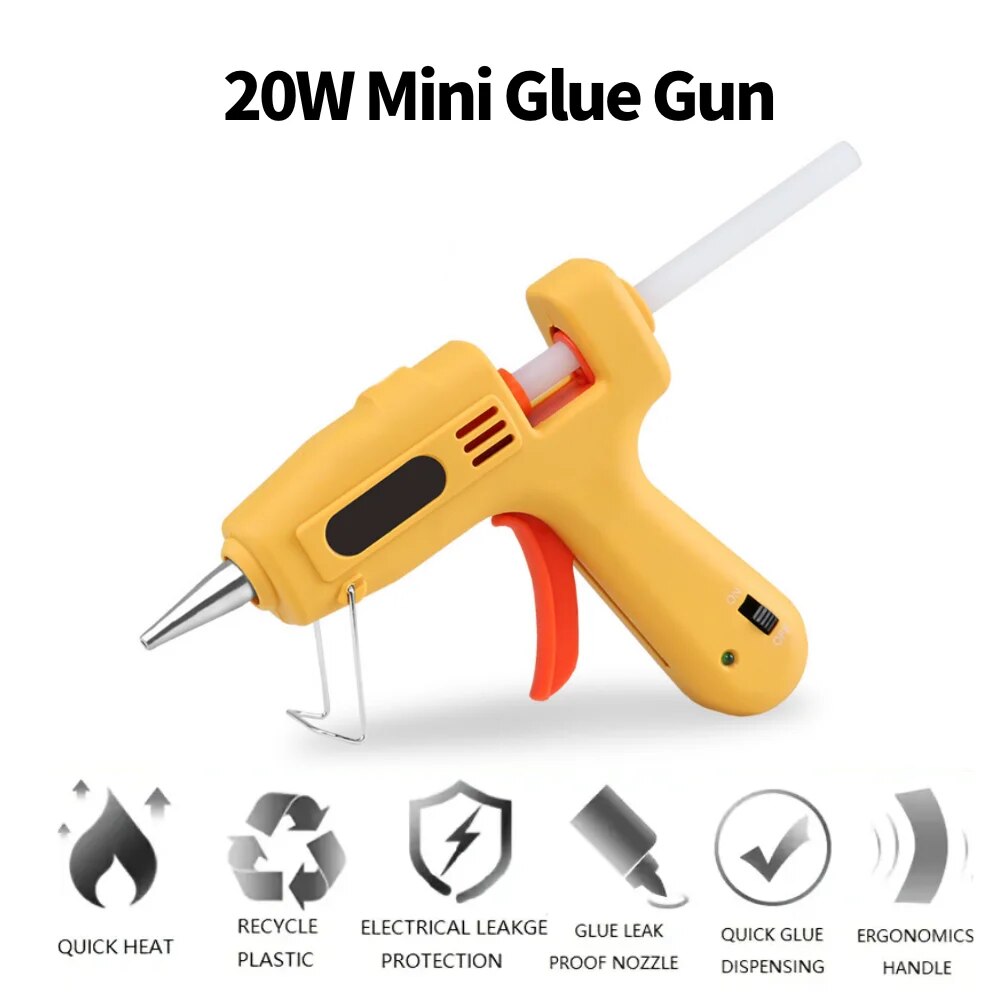 Hot Glue Gun Kit 20W Mini DIY  - Heat Gun Small recension och pris