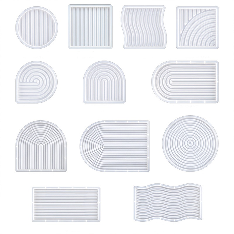 DIY Striped Wave Tray Mold For - Silicone Mold Tray recension och pris