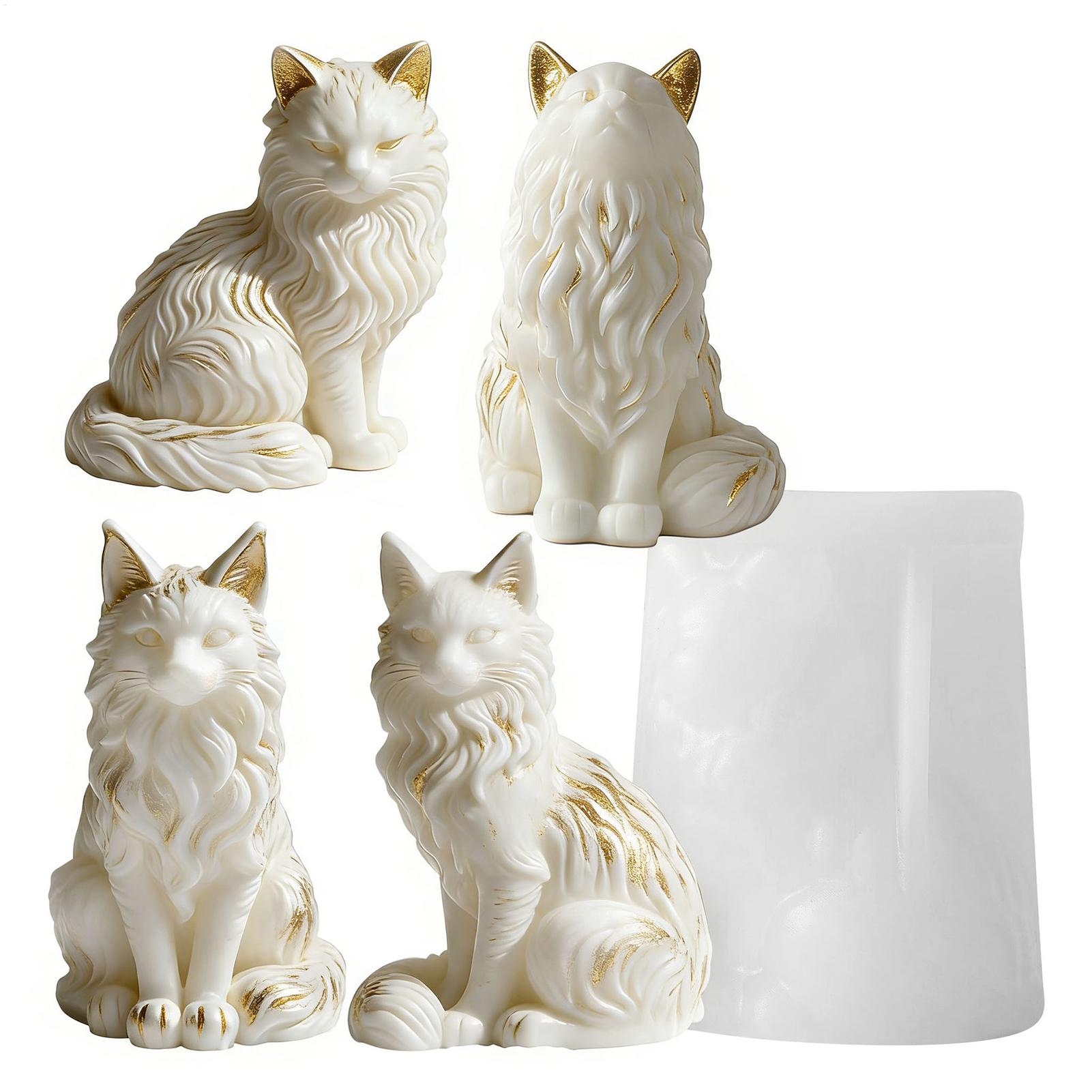 Cat Resin Mold | Sitting Cat S - Resin Craft Workshop recension och pris