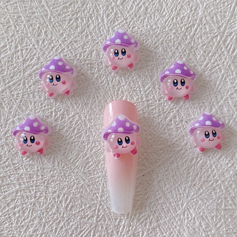 2/10/20pcs Kirby Nail Charms 3 - Resin Crafts recension och pris