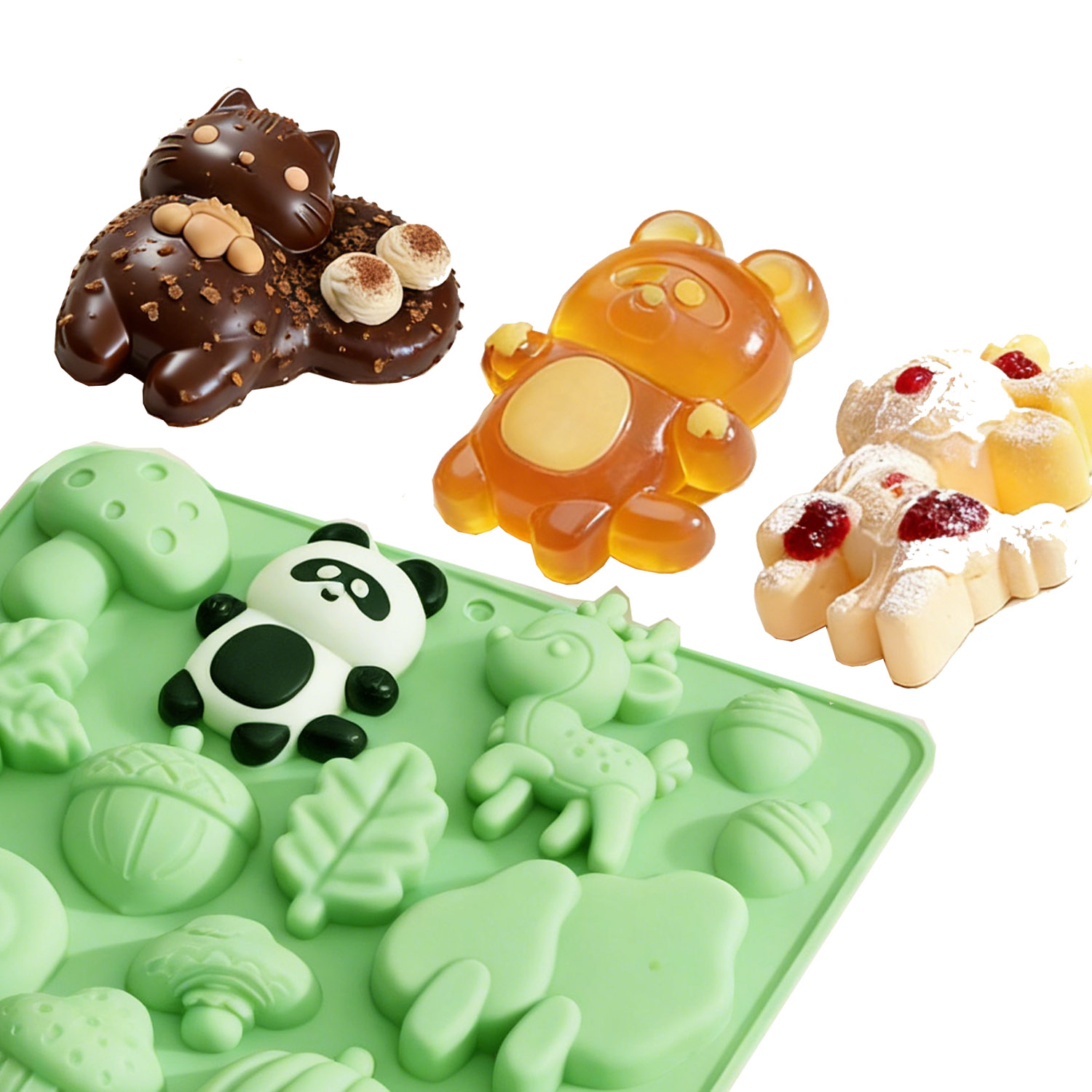 1 Silicone Cake Mold in the Sh - Resin Craft Material recension och pris