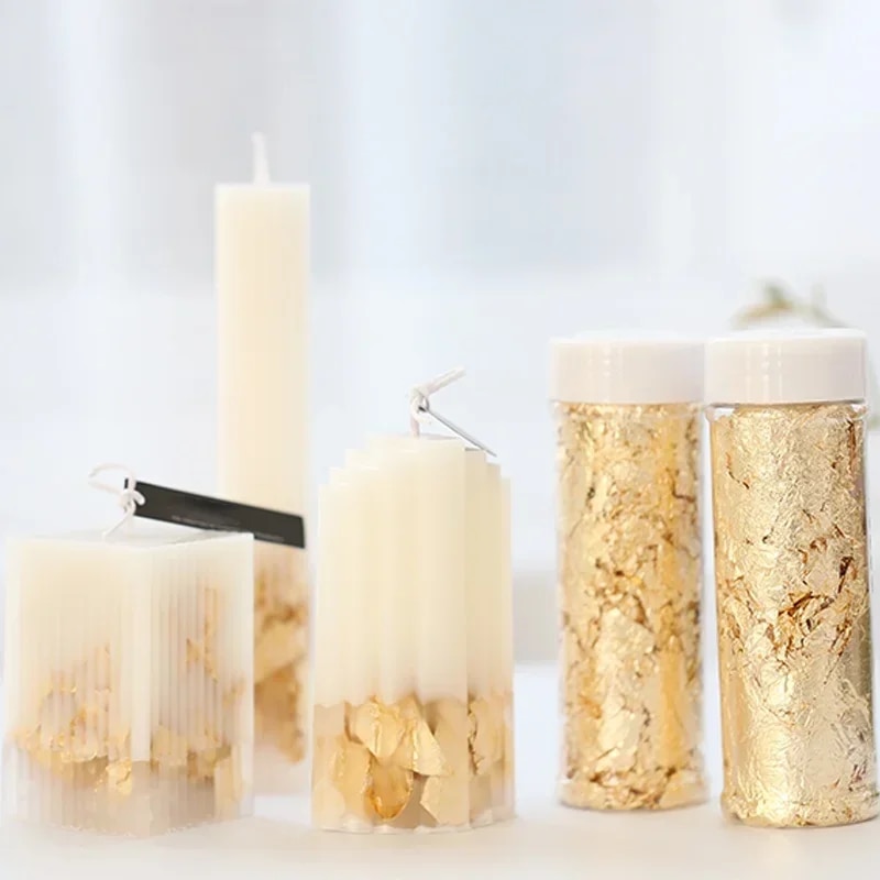 2g/1g Metallic Foil Flakes Gol - Gold Foil Flakes recension och pris