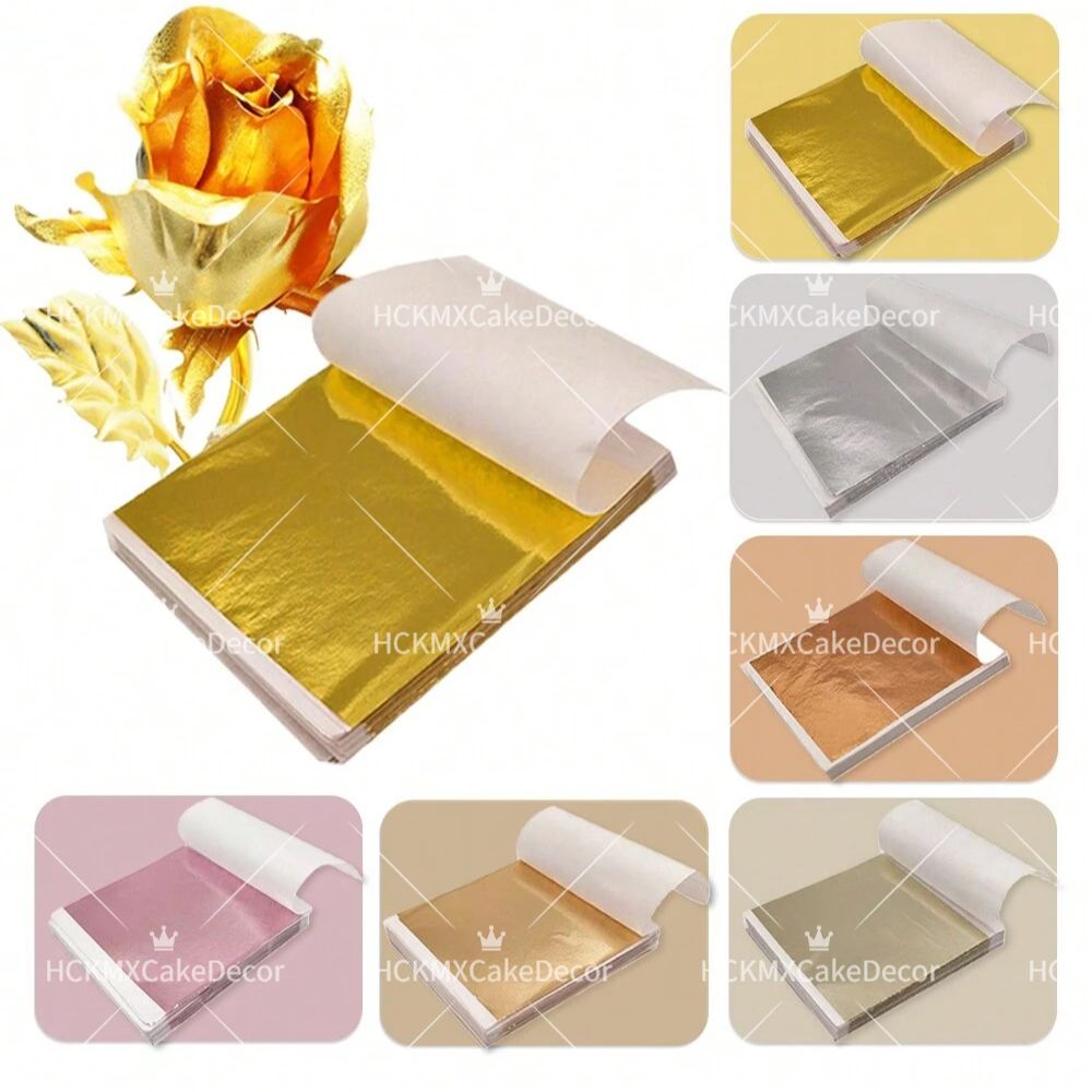 100pcs Imitation Gold Foil She - Gold Foil Flakes recension och pris