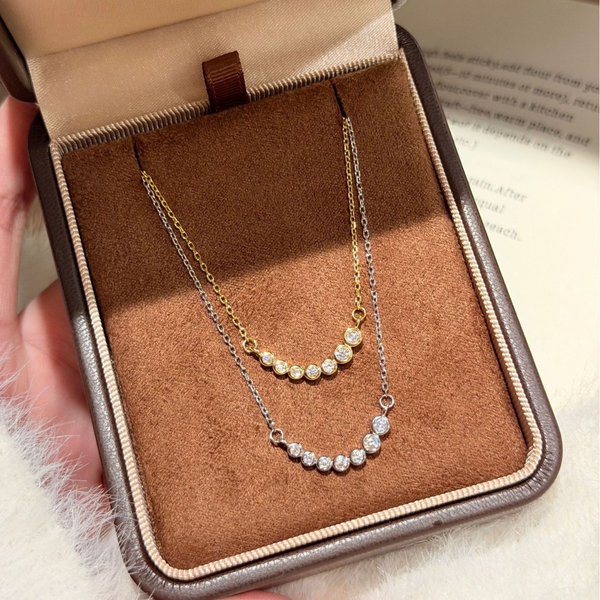 MOVESKI Bezel Set Round Moissa - Bezels Set Pendant recension och pris