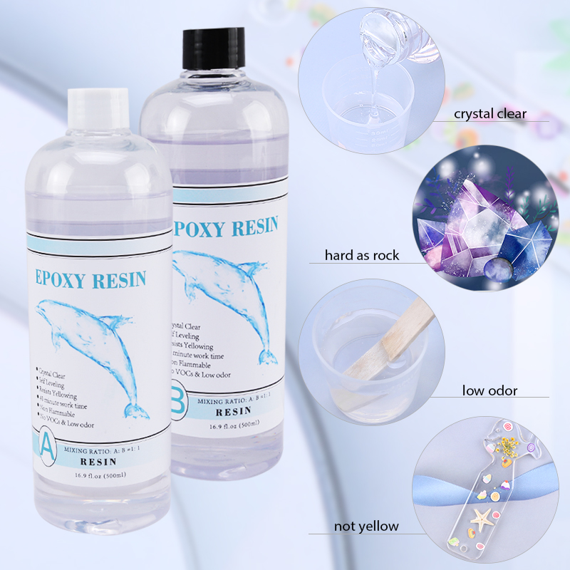 1:1 Clear Epoxy Resin Crystal  - Epoxy Uv Resin Kit recension och pris