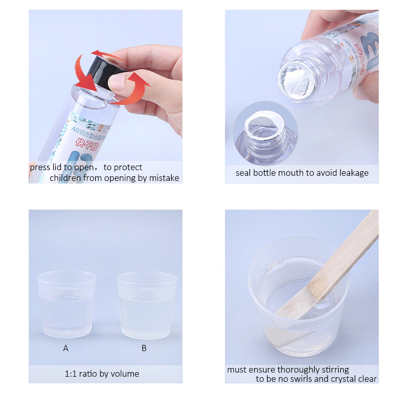 1:1 Clear Epoxy Resin Crystal  - Epoxy Uv Resin Kit recension och pris