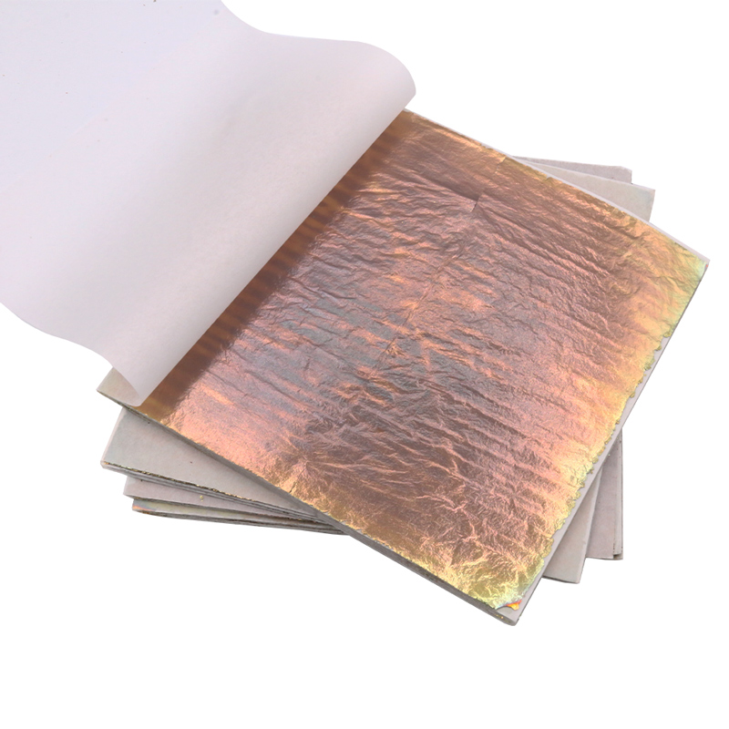 14x14cm Colorful Imitation Gol - Gold Foil Flakes recension och pris
