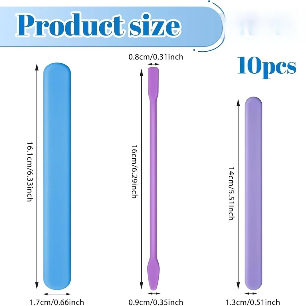 10 Count Silicone Stirring Too - Resin Craft Workshop recension och pris
