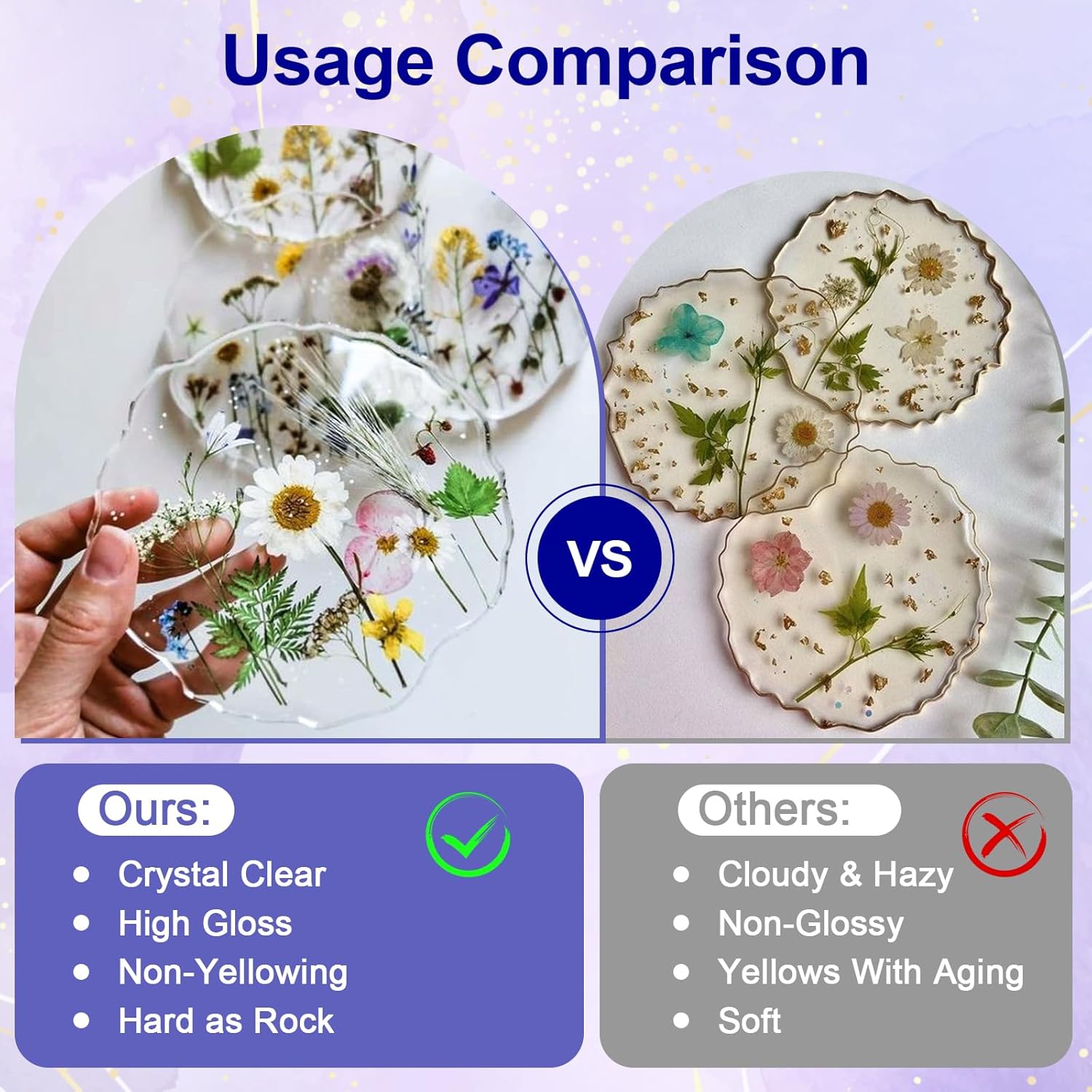 Clear Epoxy Resin AB Glue Hard - Resin Craft Projects recension och pris