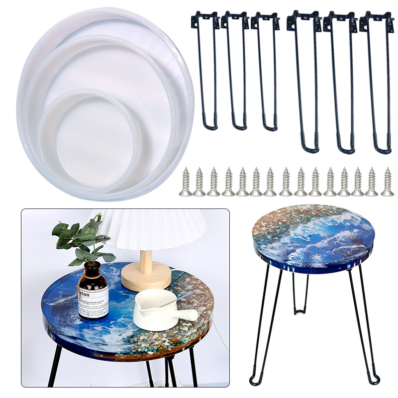 Large Round Tray UV Resin Mold - Coaster Mold Round recension och pris