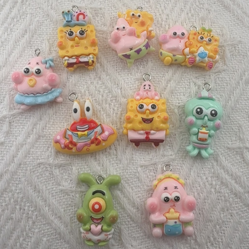 10pcs cartoon resin pendant, D - Resin Craft Projects recension och pris