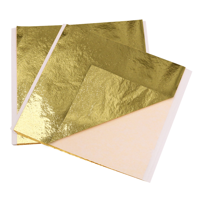 8x8.5cm Taiwan Imitation Gold  - Gold Foil Flakes recension och pris