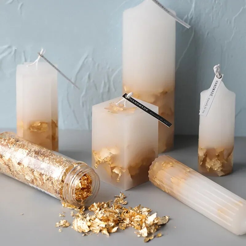 2g/1g Metallic Foil Flakes Gol - Gold Foil Flakes recension och pris