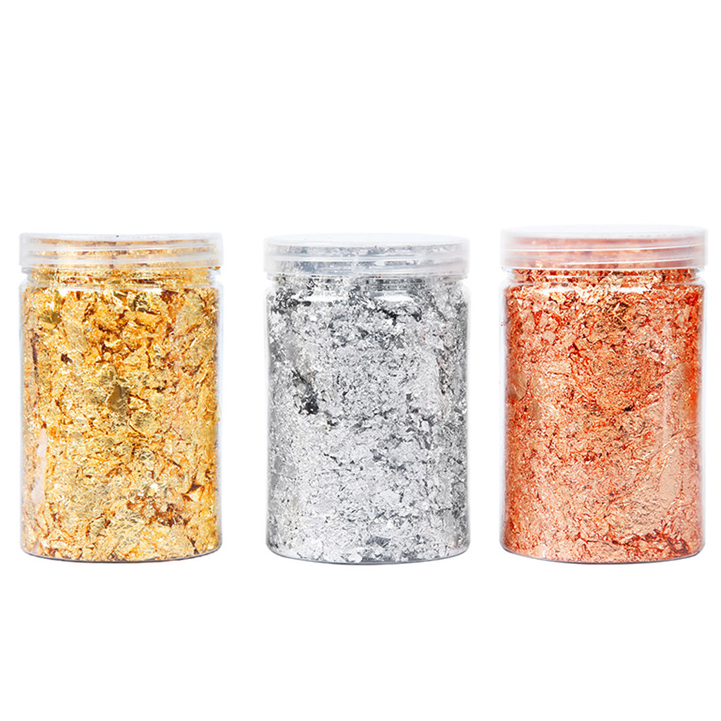 Shiny Genuine Gold Leaf Schabi - Gold Foil Flakes recension och pris