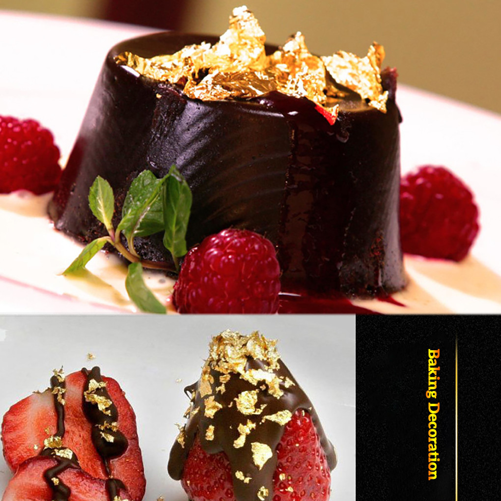 Shiny Genuine Gold Leaf Schabi - Gold Foil Flakes recension och pris
