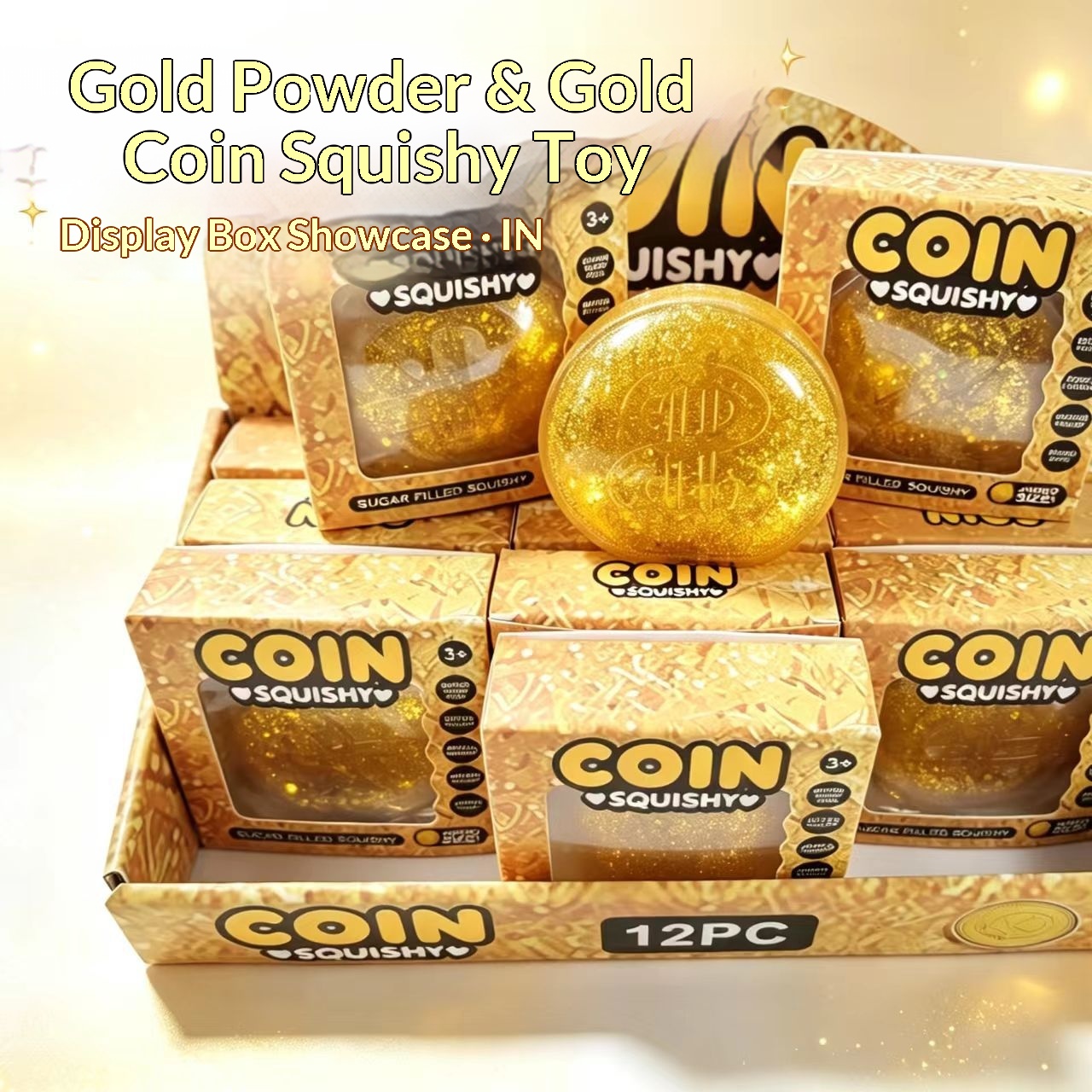 12pcs/Full Case 8.5cm Glitter  - Resin Craft Material recension och pris