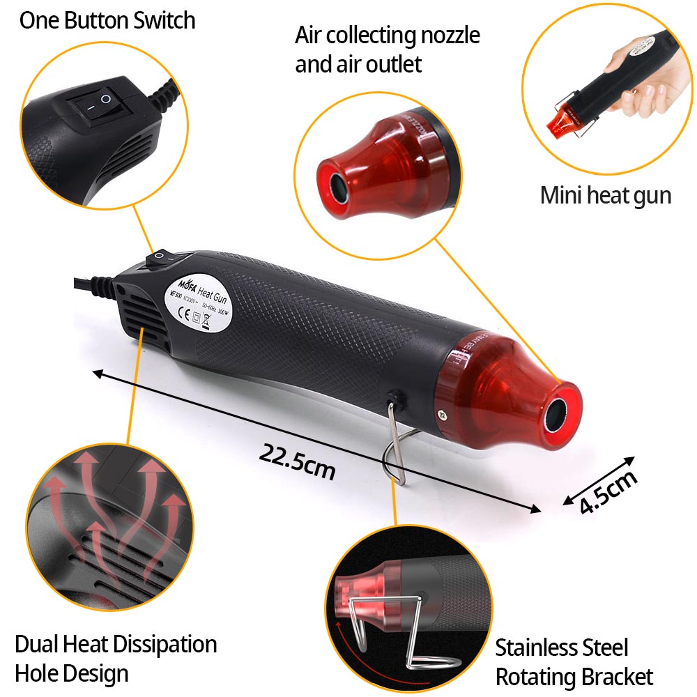 300W Hot Air Heat Gun Electric - Heat Gun Small recension och pris