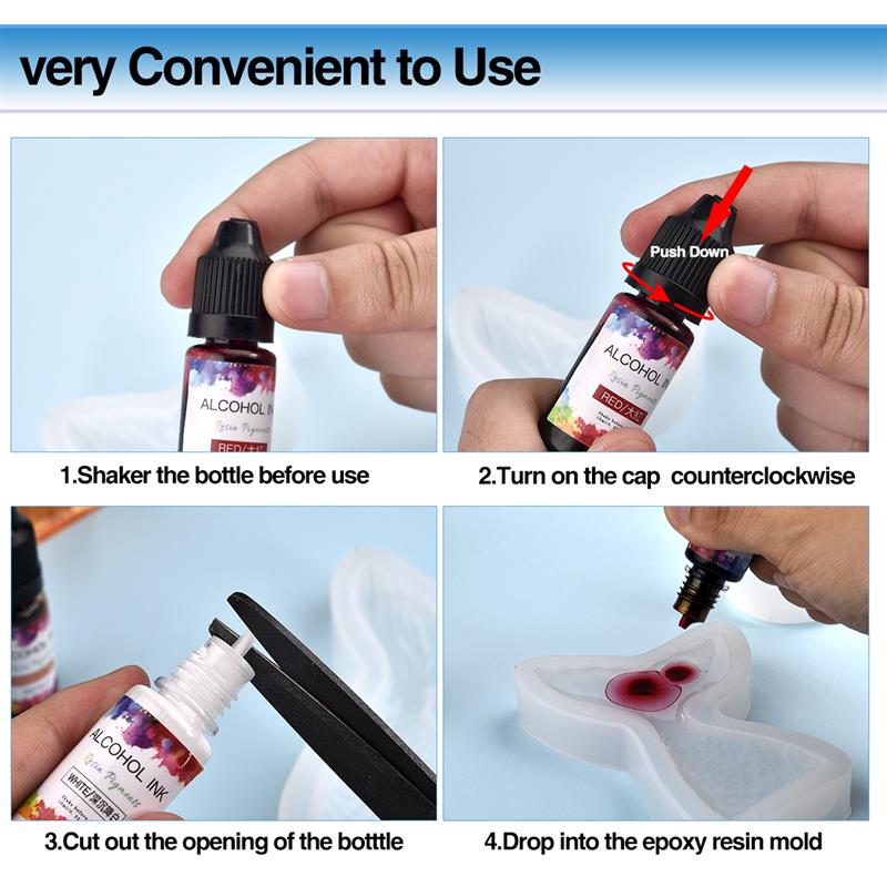 1 Set Epoxy Resin Pigment Kit  - Resin Dye Alcohol recension och pris