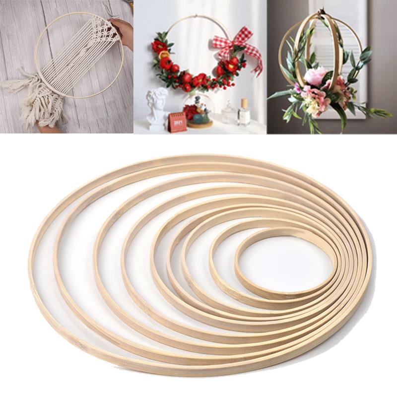 1/5Pcs 8-33cm Wooden DIY Handm - Wood Ring Blank recension och pris