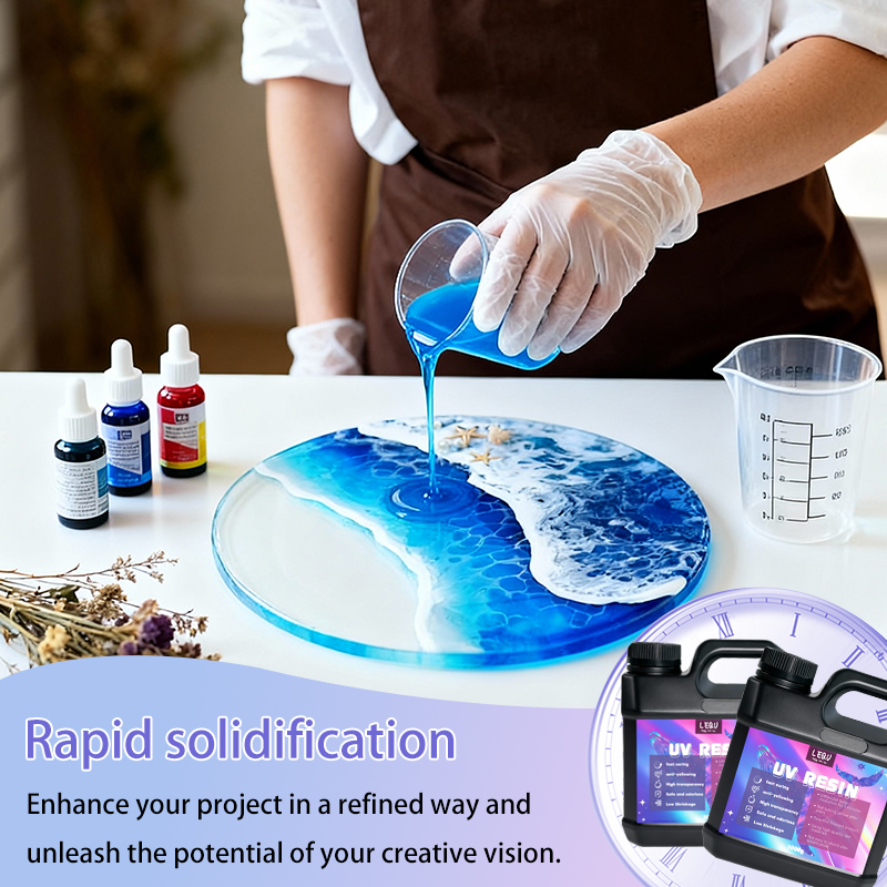 1000g UV Resin Crystal Clear H - Epoxy Uv Resin Kit recension och pris
